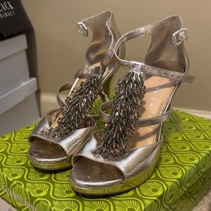 Gianni Bini BriannaElegant Gold Strappy Heels